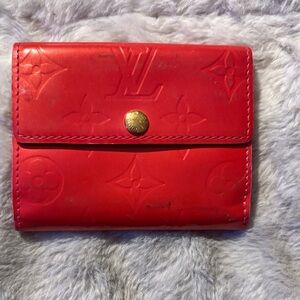 Louis Vuitton Scarlet Embossed Wallet